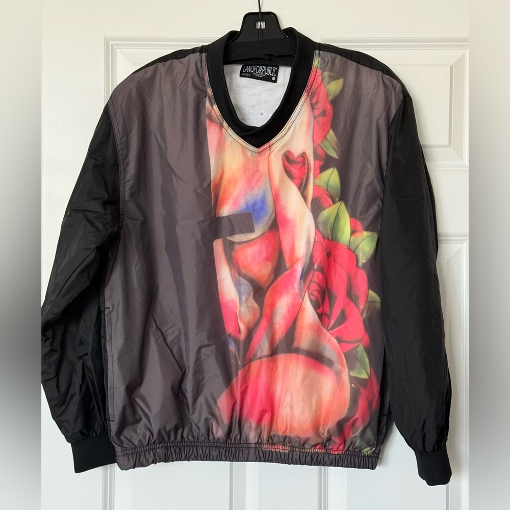 LANOFORPUBLIC Windbreaker Men S Delano Brown Pullover No.13.0 Cold Summer Sz-M. - Picture 4 of 16